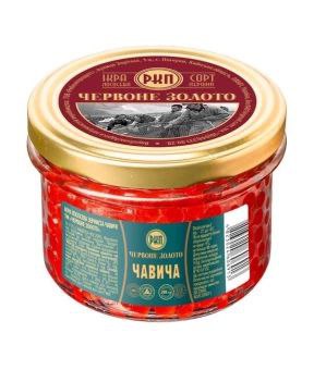 Ікра лососева(чавича) Червоне золото ск/б 200г